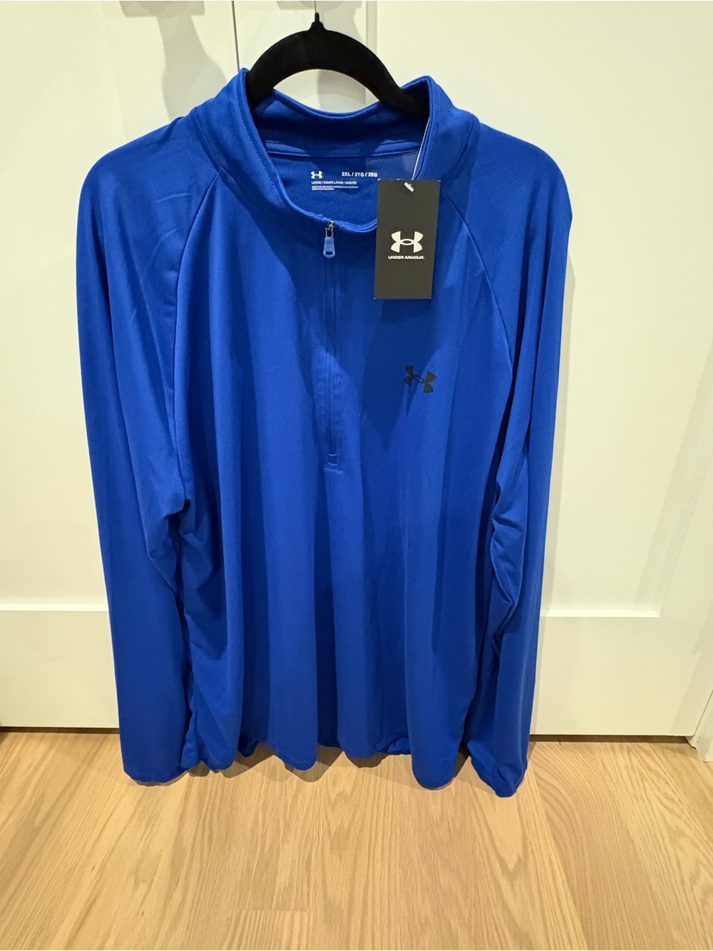 New under Armour tech half zip. 2XL